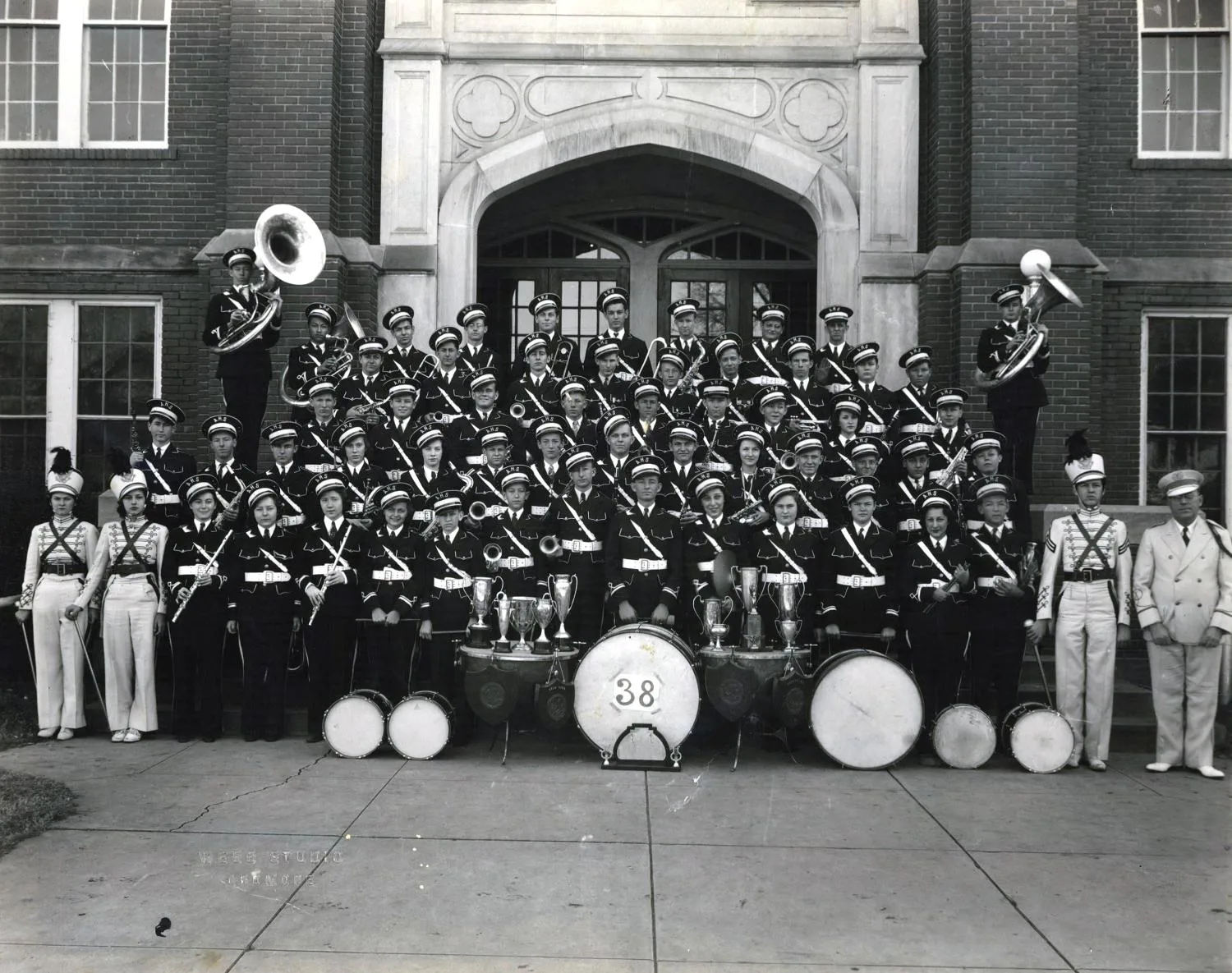 "Pride of Ardmore" band, 1938.