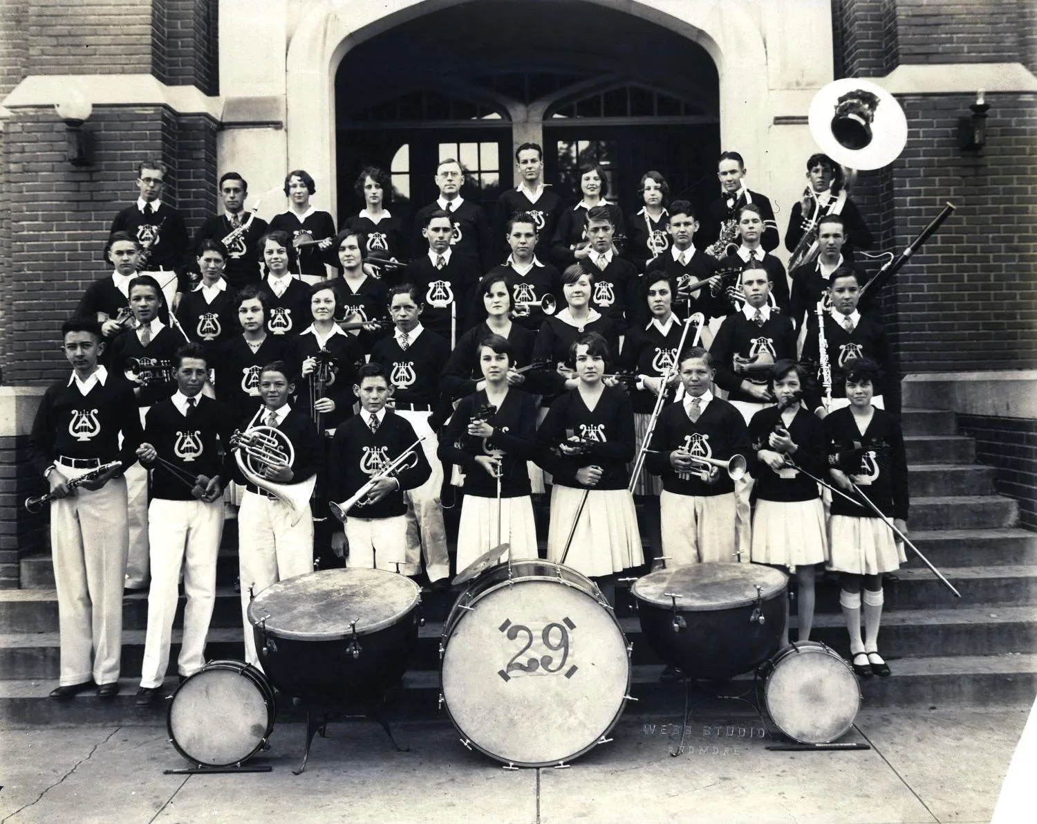 "Pride of Ardmore" band, 1929.