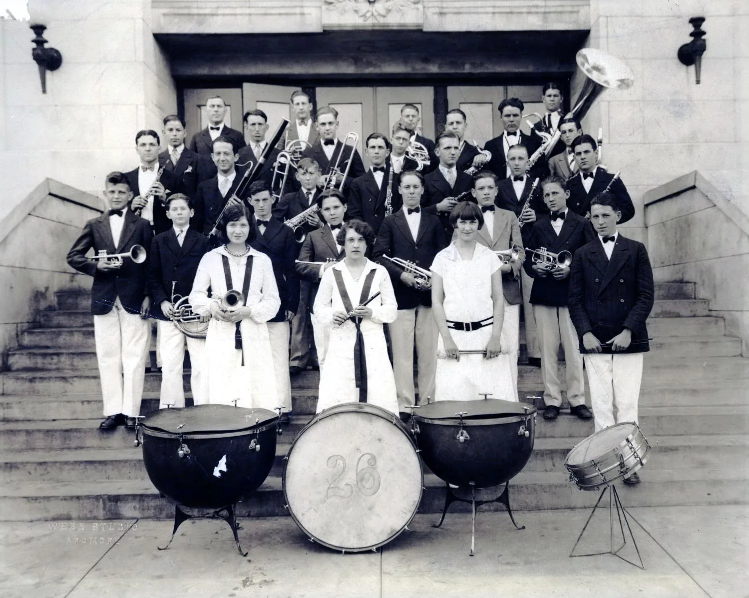 Ardmore High School orchestra, 1926.