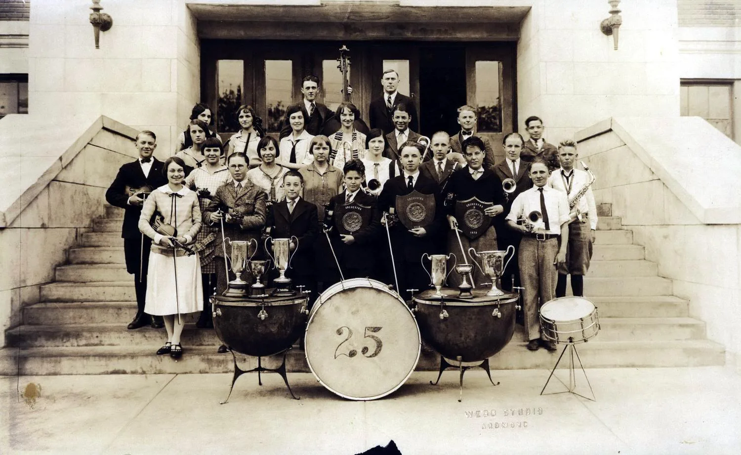 Ardmore High School orchestra, 1925.