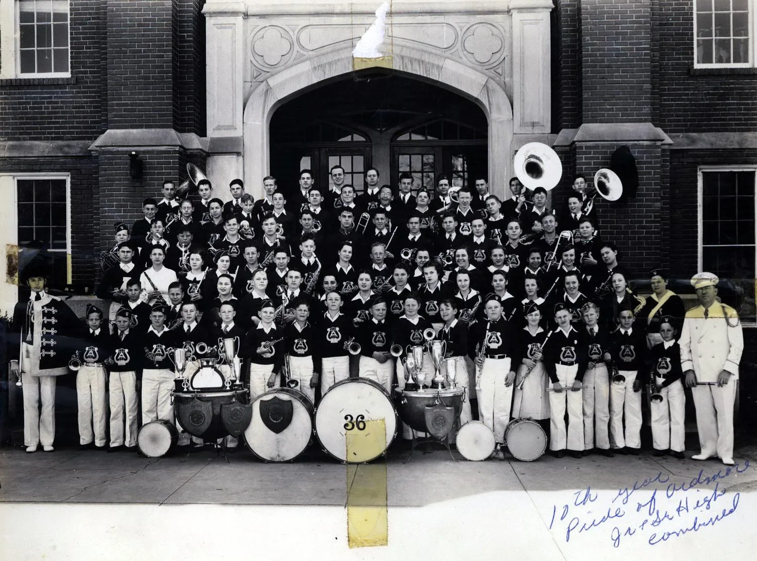 "Pride of Ardmore" band, 1936.
