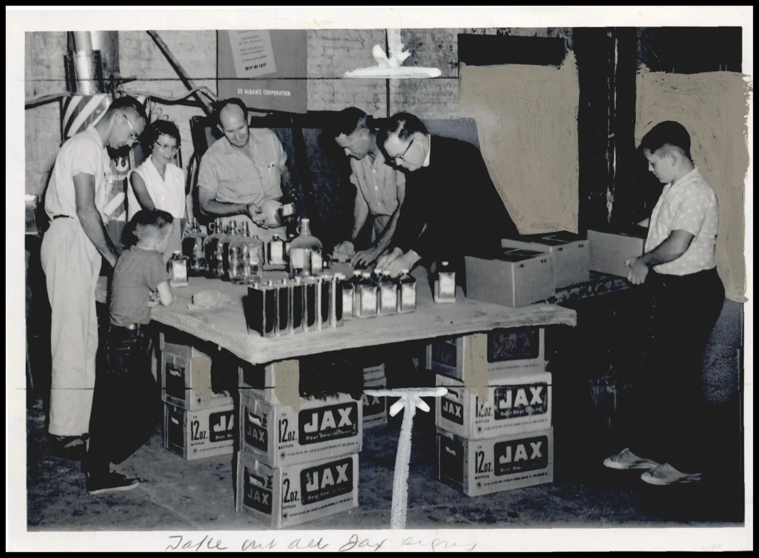 Photograph taken for a story in the Daily Oklahoman newspaper. Caption: "A band of ambitious Episcopalians here has formed an unusual subsidiary to help sell salvation."