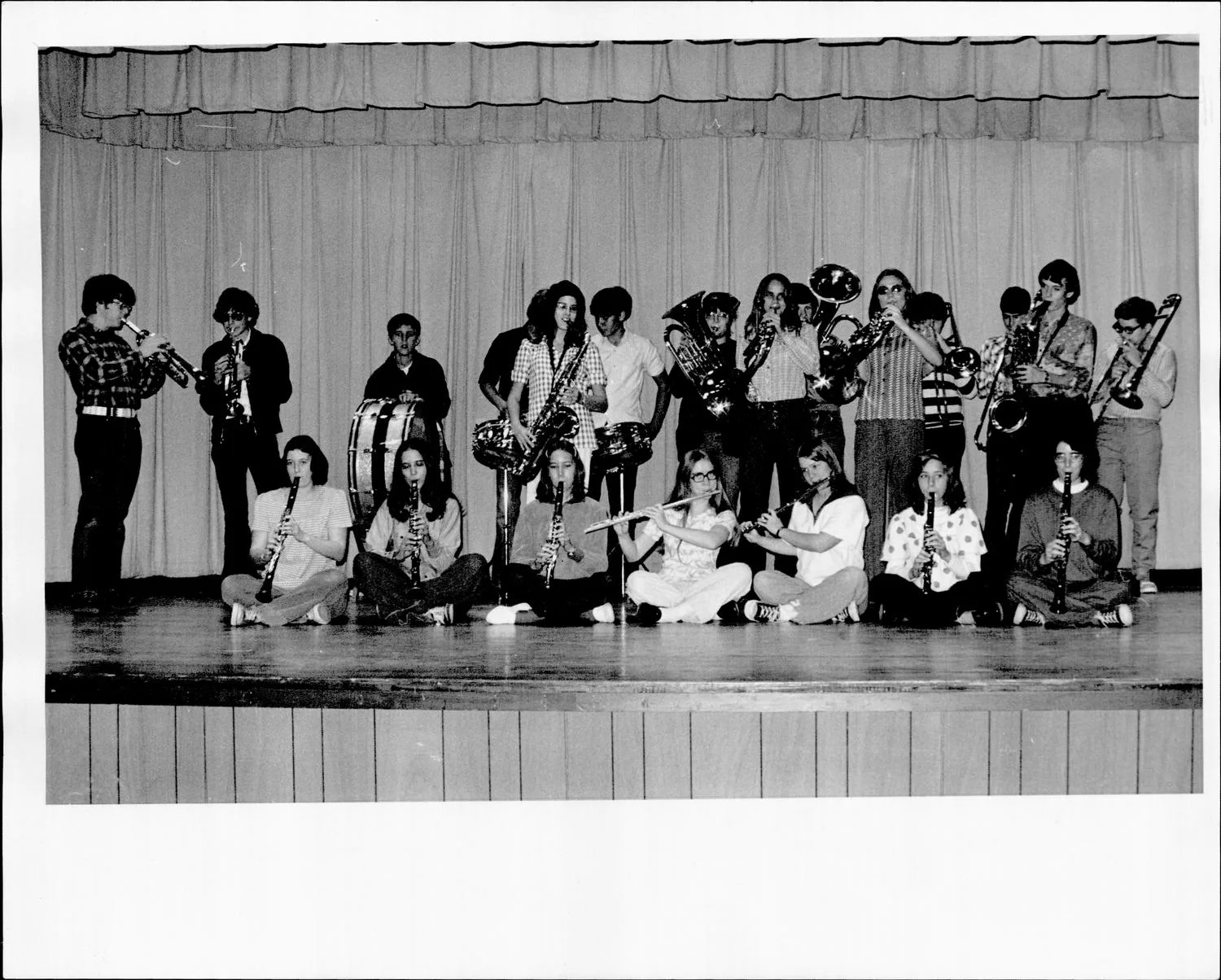 Meeker High School(Band, 1975)Student Council Officers 1975-6.