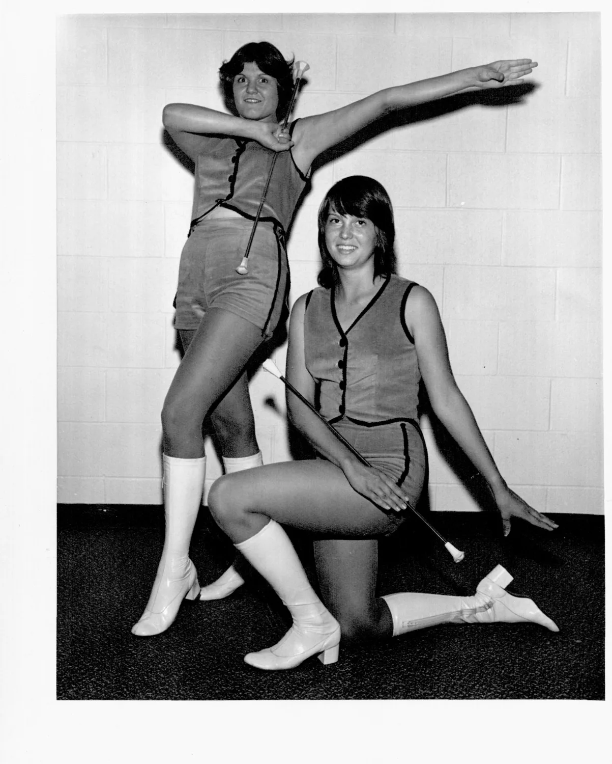 Mid-Del Schools / Midwest City High / Twirlers, 1977.