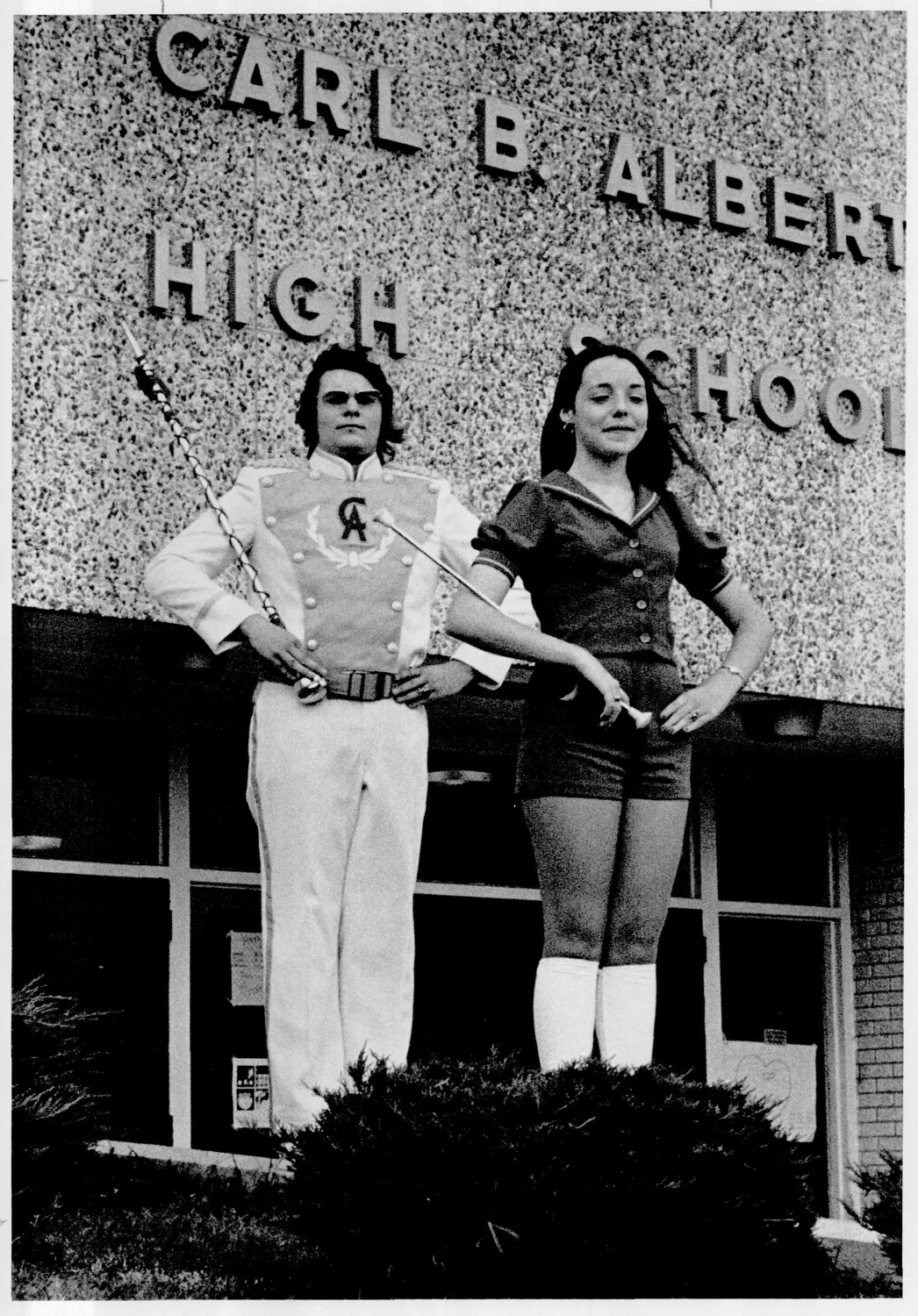 Roark Davey ( drum major Carl Albert High ), 1973.