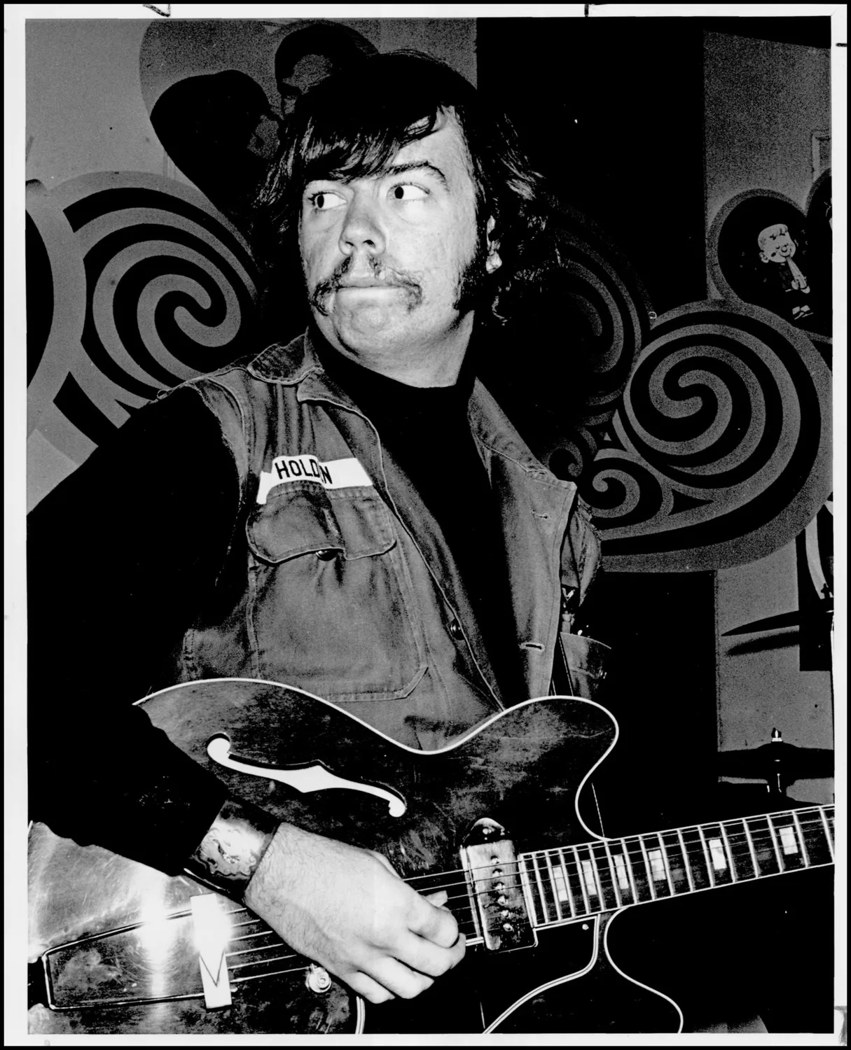 The Oklahoma Journal photograph captioned “Mr. Guitar,” 1969.