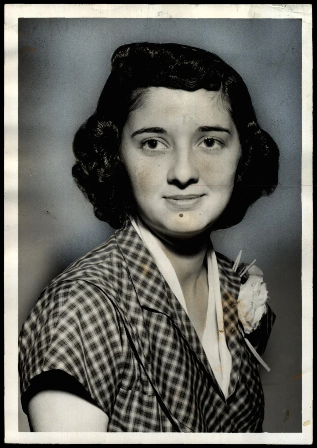 Photograph used for a story in the Daily Oklahoman newspaper. Caption: "Hursch, of Tulsa, a piano pupil of Jerome Rappaport at Tulsa University."