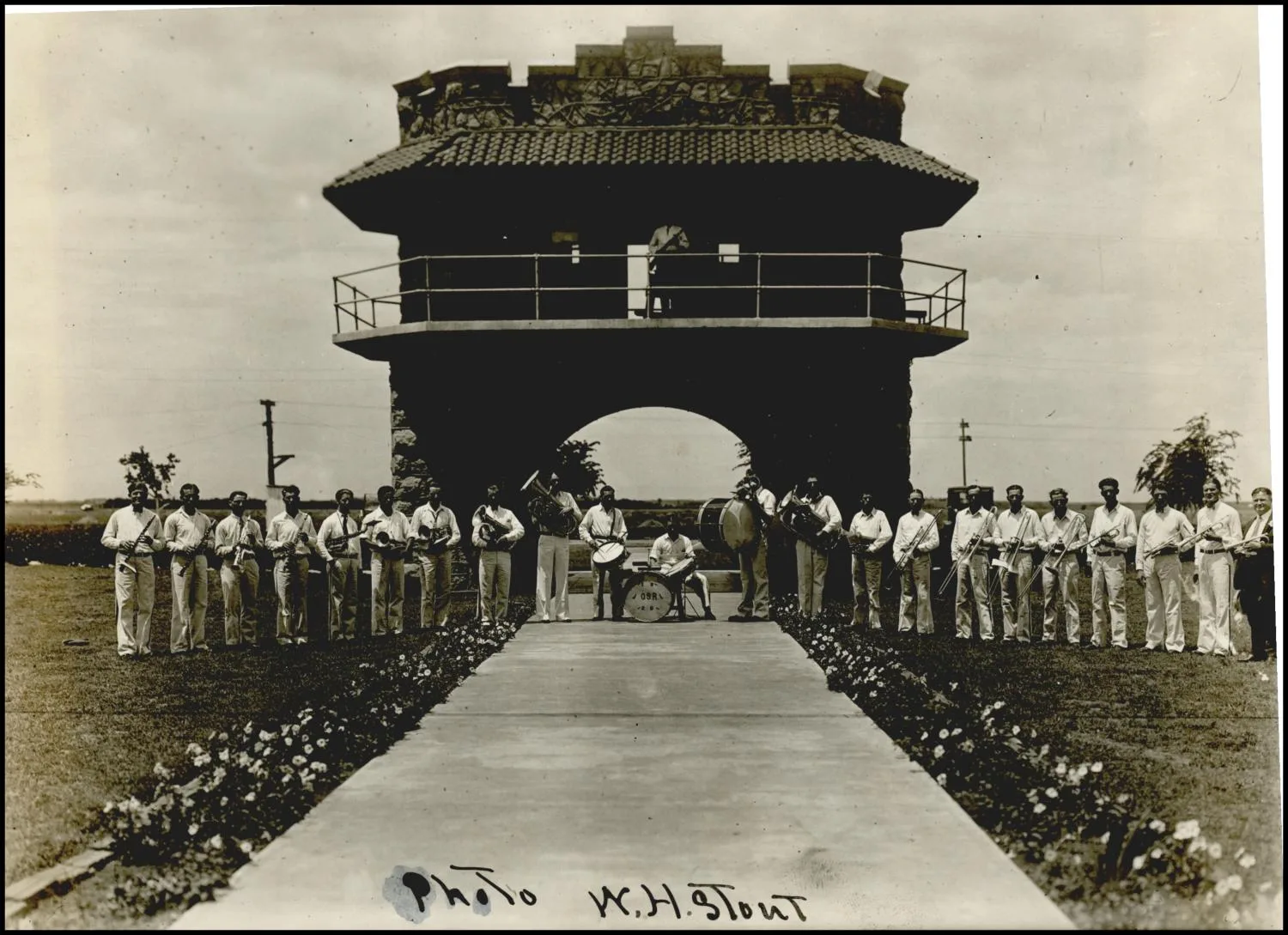 Photograph used for a newspaper owned by the Oklahoma Publishing Company. Caption: "State Reformatory Granite Okla."